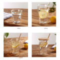 High quality double wall glass cup with bamboo lid and spoon,borosilicate glass tumbler with cork padding